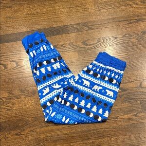 Shinesty small men’s Oreo pants Blue Patterned Jogger Pants